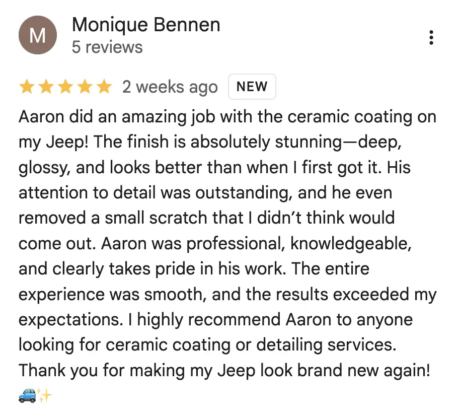 JJ Details review from Monique Bennen